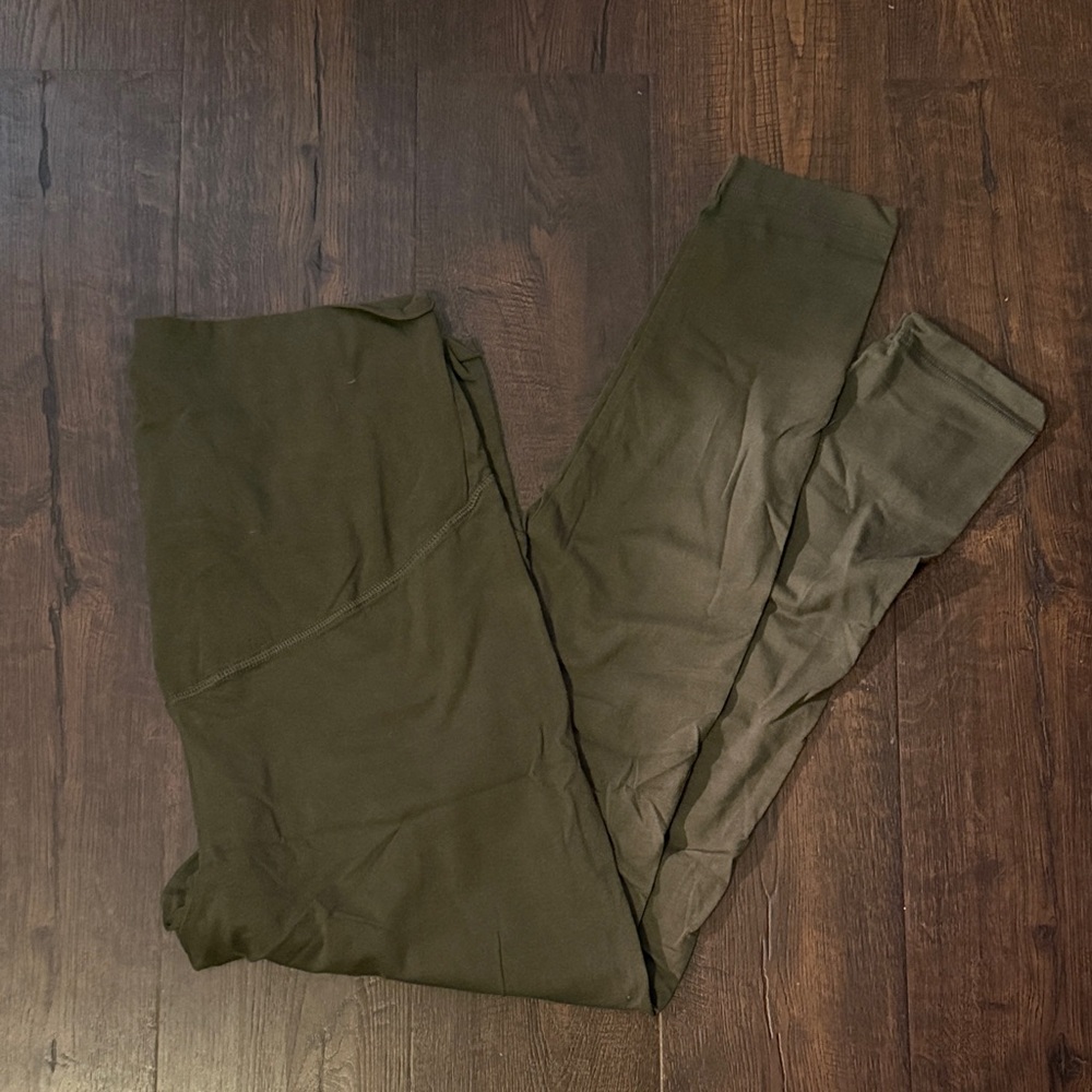 Old Navy Maternity Olive Green Leggings